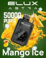 Elux Astra 50000 Puffs Disposable Vape 50MG Mango Ice Image Gen Vape Dubai
