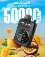Elux Astra 50000 Puffs Disposable Vape 50MG Mango Passion Fruit Image Gen Vape Dubai