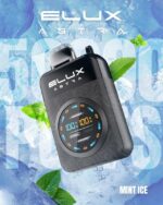 Elux Astra 50000 Puffs Disposable Vape 50MG Mint Ice Picture Gen Vape Dubai