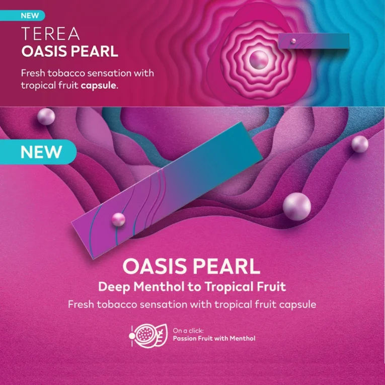 IQOS TEREA Oasis Pearl Indonesia Picture Gen Vape Dubai