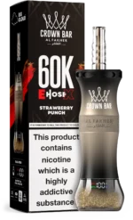 Al Fakher Crown Bar disposable hookah vape UAE Strawberry Punch