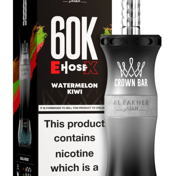 Al Fakher Crown Bar disposable hookah vape UAE Watermelon Kiwi