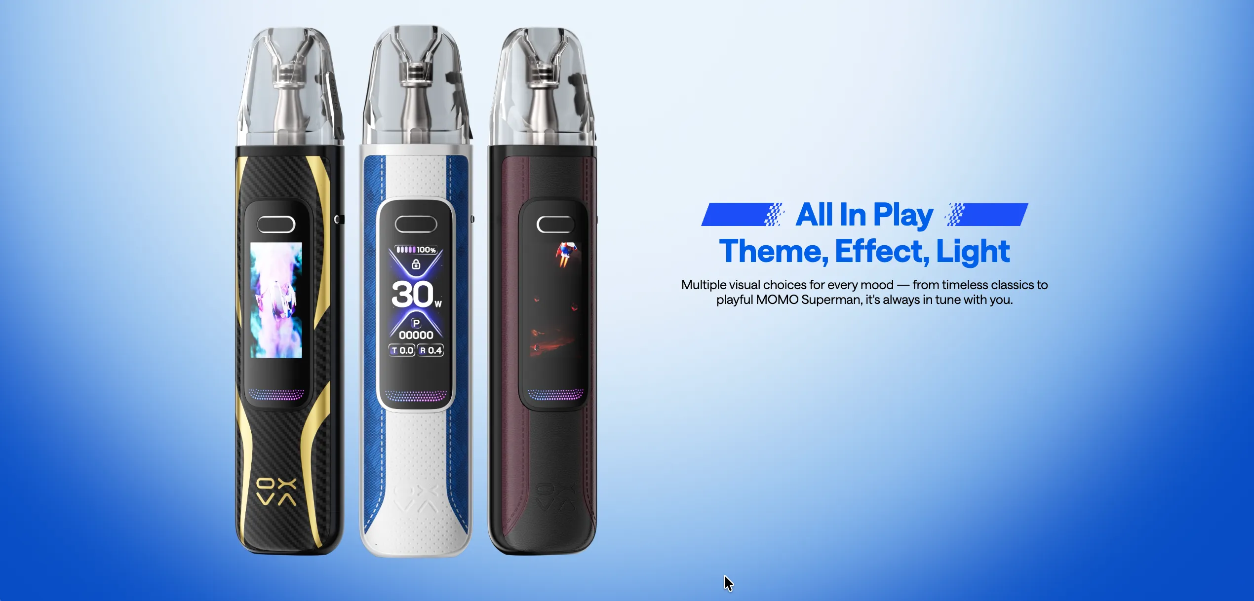 OXVA Xlim Pro 3 Pod Kit 30W 1500mAh Theme Features Gen Vape Dubai