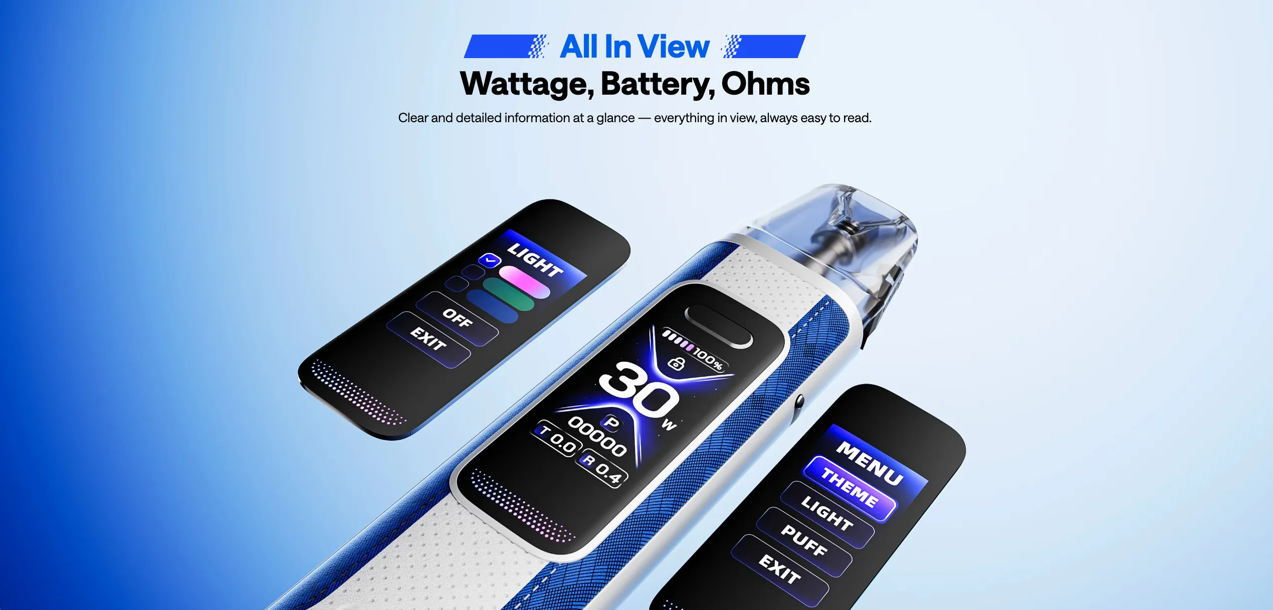 OXVA Xlim Pro 3 Pod Kit 30W Specification Image Gen Vape Dubai