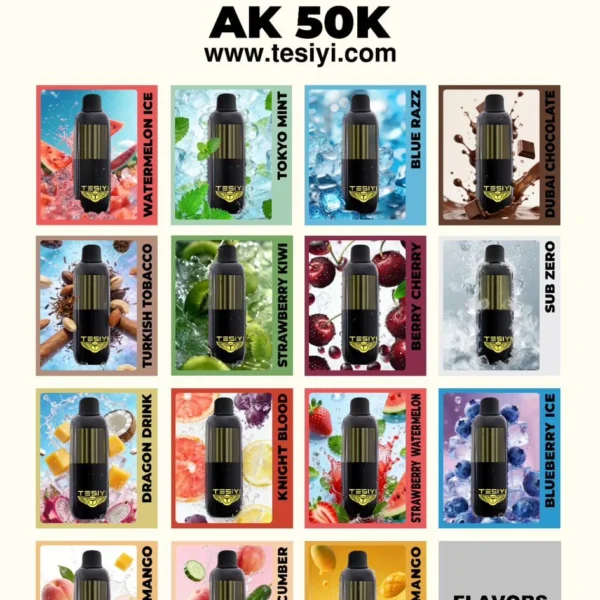 TESIYI AK 50000 Puffs Disposable Vape 50MG in UAE Photo