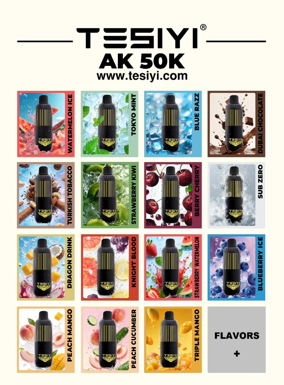 TESIYI AK 50000 Puffs Disposable Vape 50MG in UAE Photo