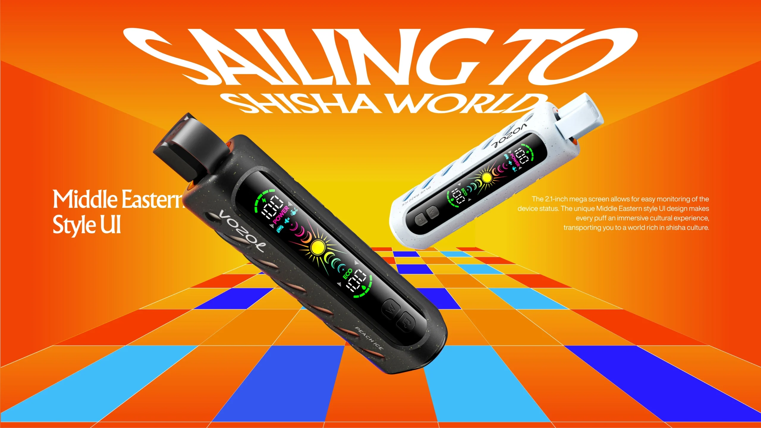Vozol Gear Shisha 25000 Puffs Disposable Vape UI Picture Gen Vape Dubai
