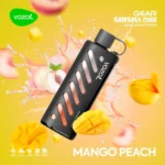 Vozol Gear Shisha 25000 Puffs Mango Peach Disposable Vape Gen Vape Dubai