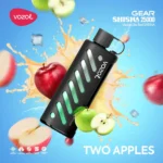 Vozol Gear Shisha 25000 Puffs Two Apples Disposable Vape Gen Vape Dubai